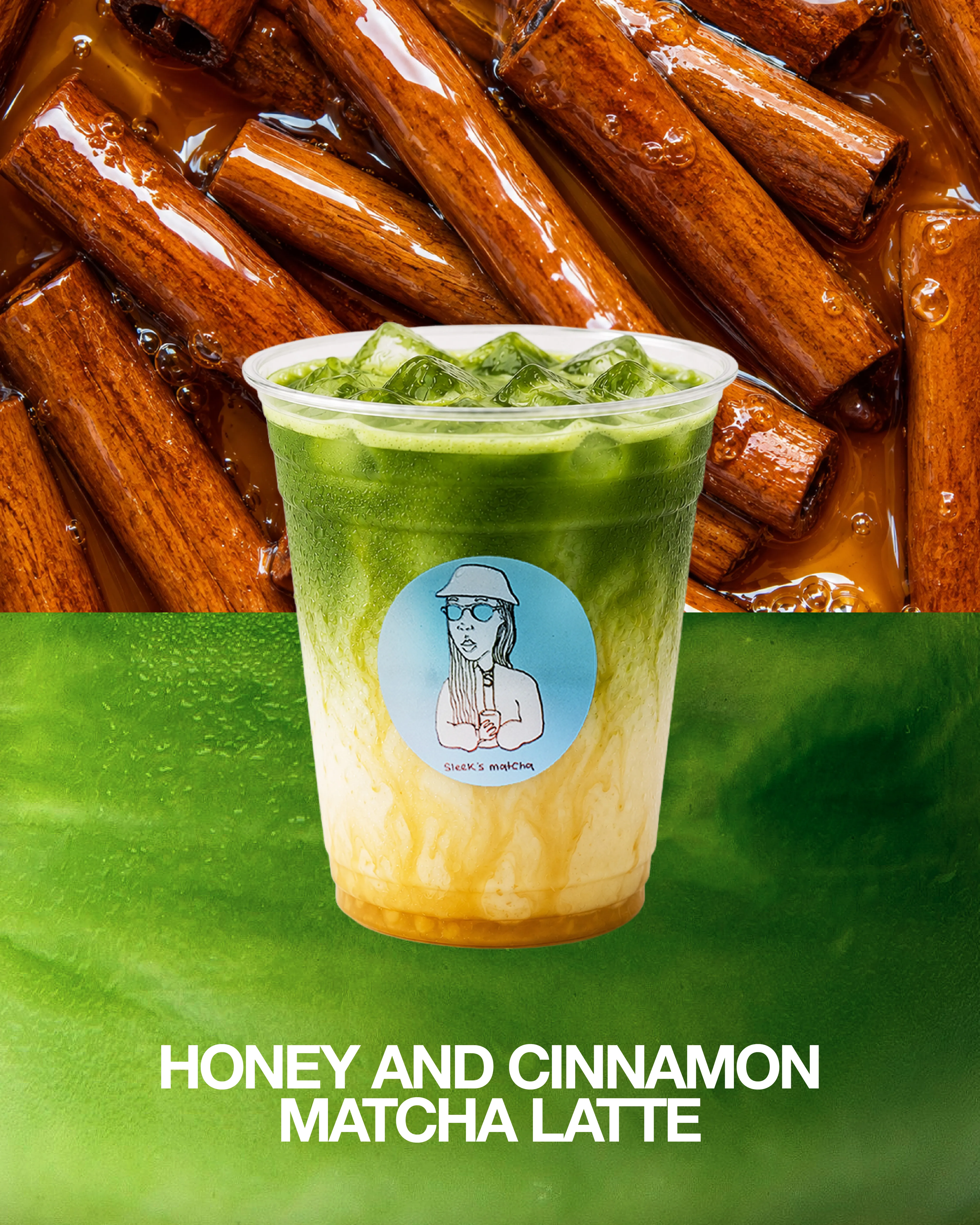 Honey & cinnamon matcha